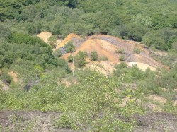 Cwm Rheidol spoil tip 